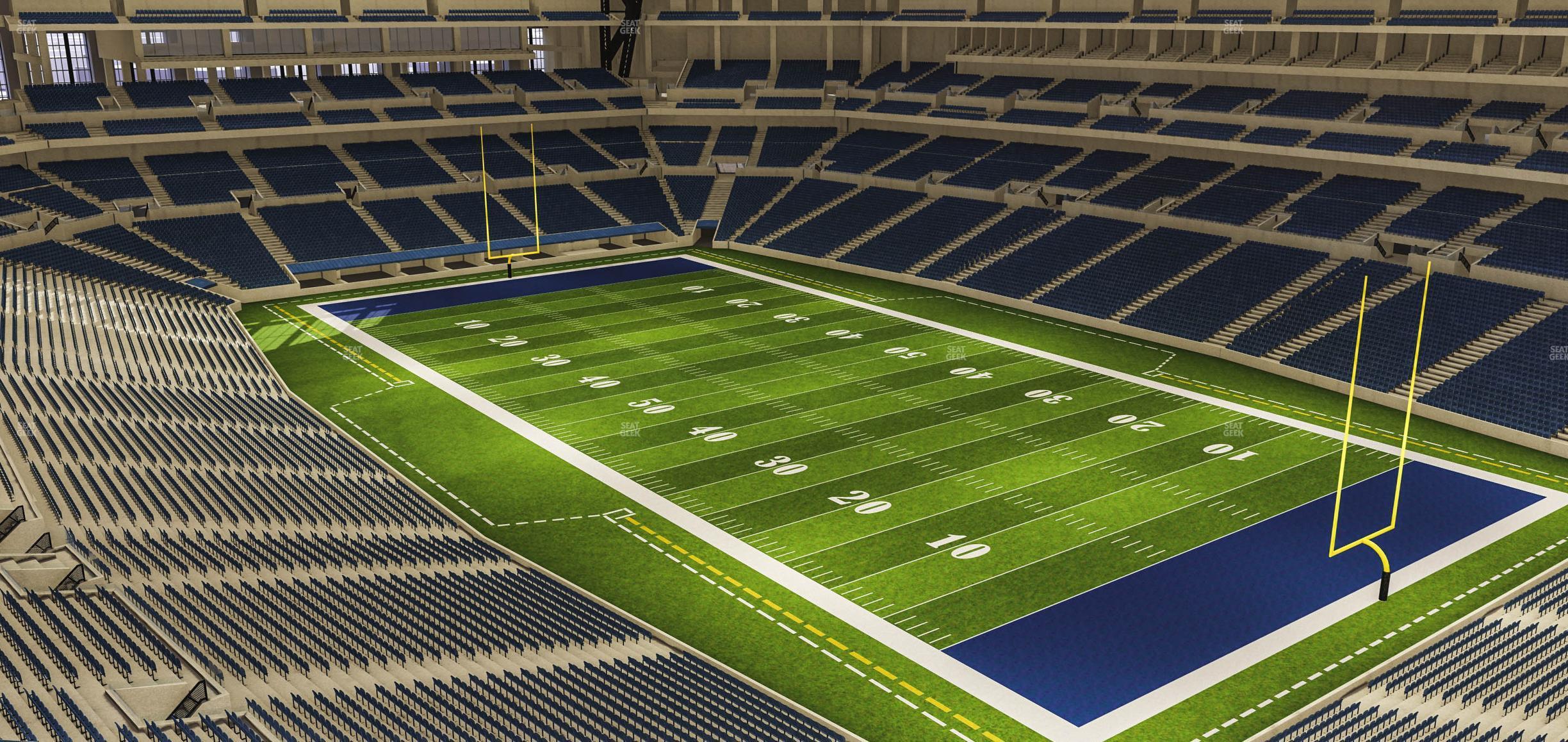 Seating view for Lucas Oil Stadium Section 506