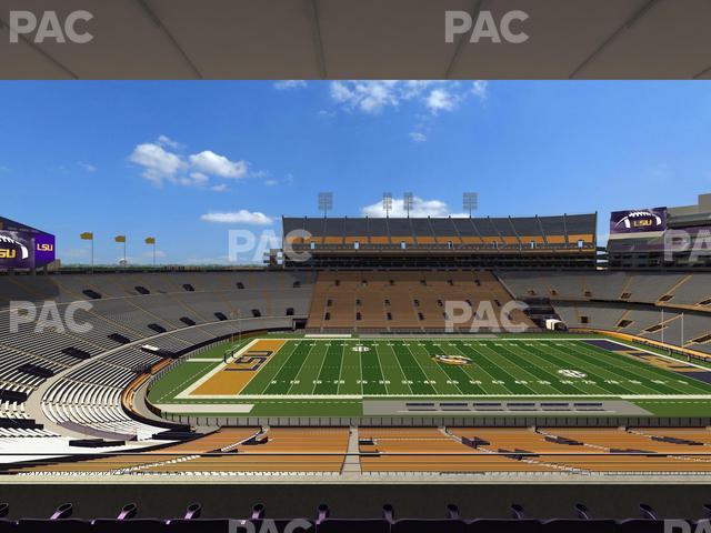 Seating view for Tiger Stadium Section Club 108