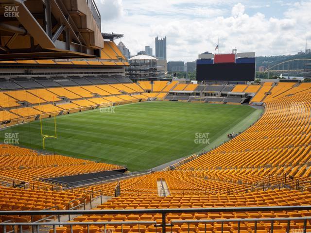 Seating view for Acrisure Stadium Section North Club 013