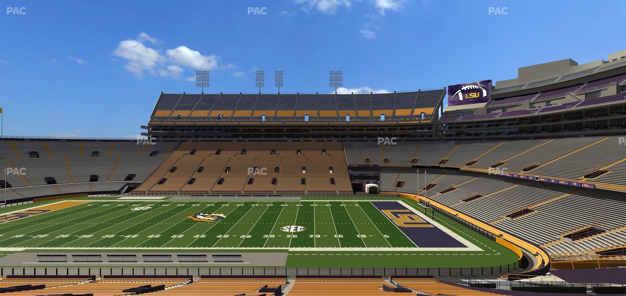 Seating view for Tiger Stadium Section 101