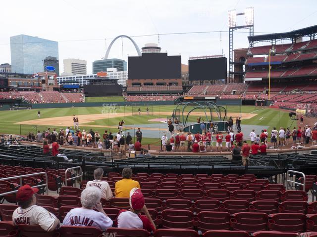 Seating view for Busch Stadium Section Home Field Box 152