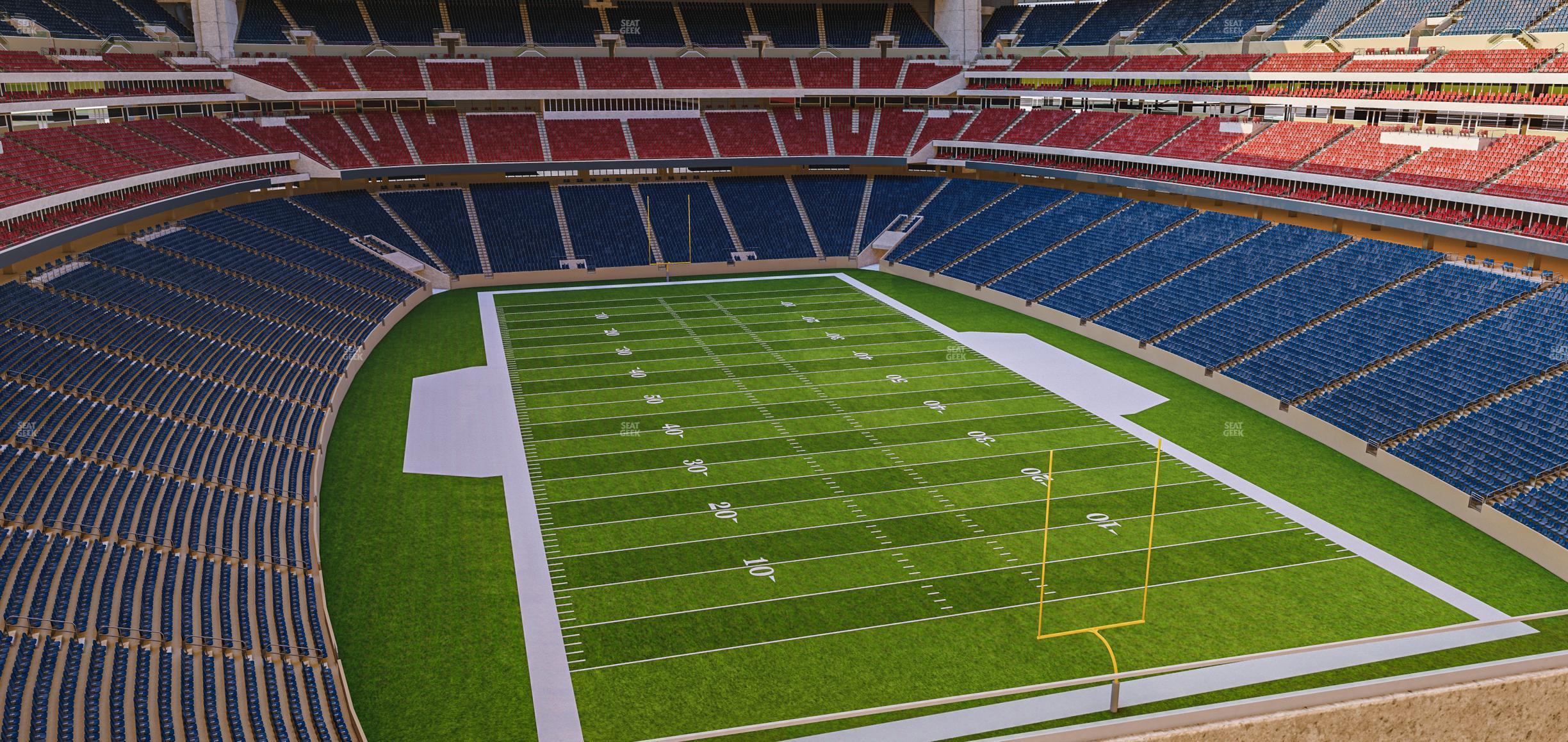 Seating view for NRG Stadium Section 523