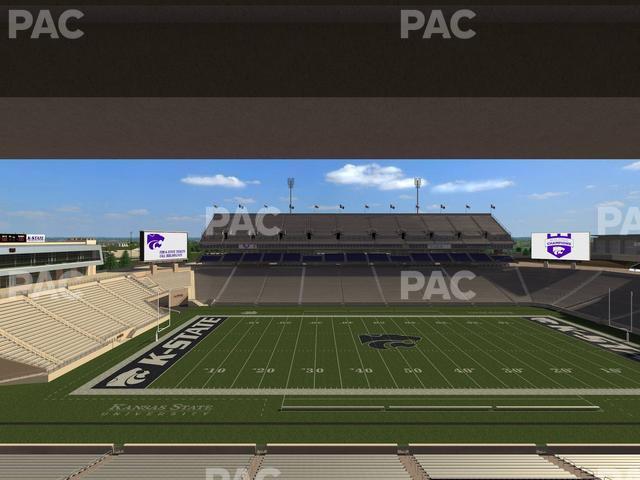 Seating view for Bill Snyder Family Stadium Section Loge 313