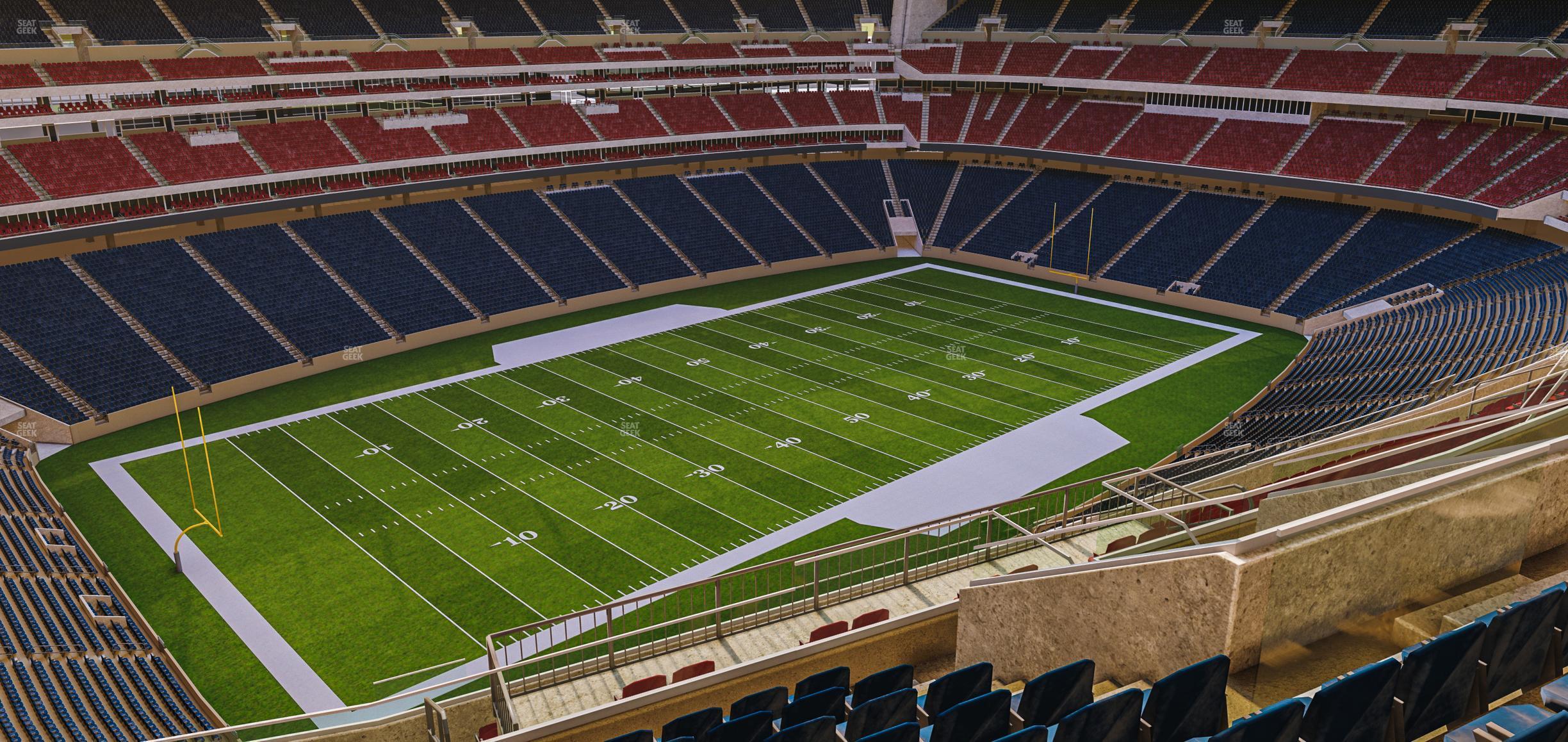 Seating view for NRG Stadium Section 614