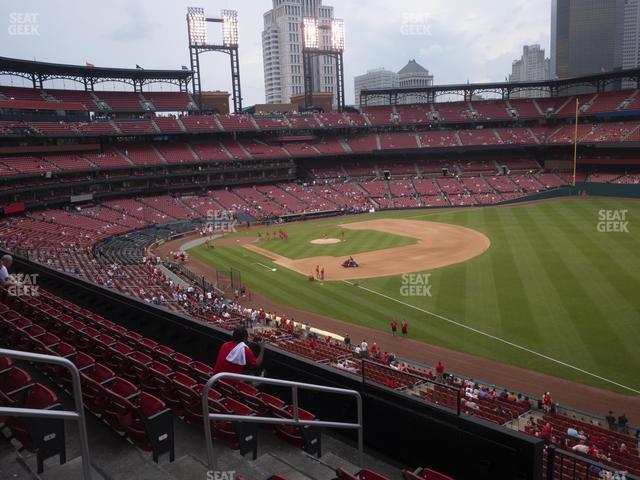 Seating view for Busch Stadium Section Right Field Loge 234