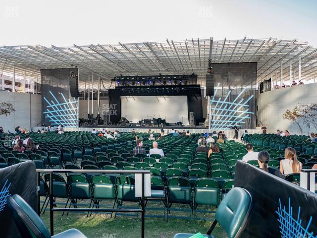 Seating view for Moody Amphitheater Section 202