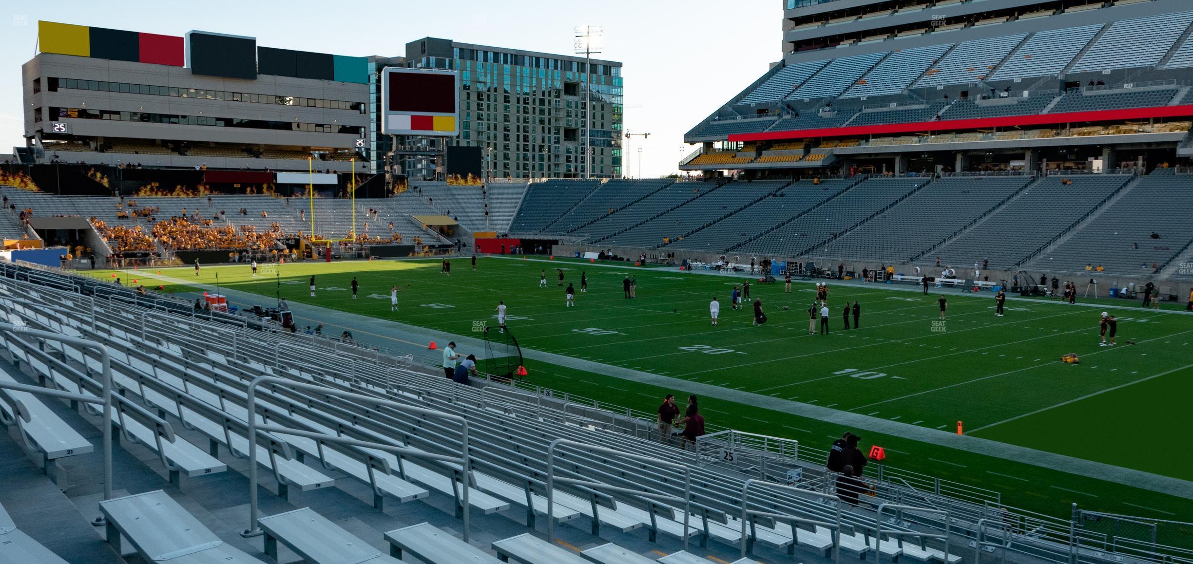 Seating view for Mountain America Stadium Section 24