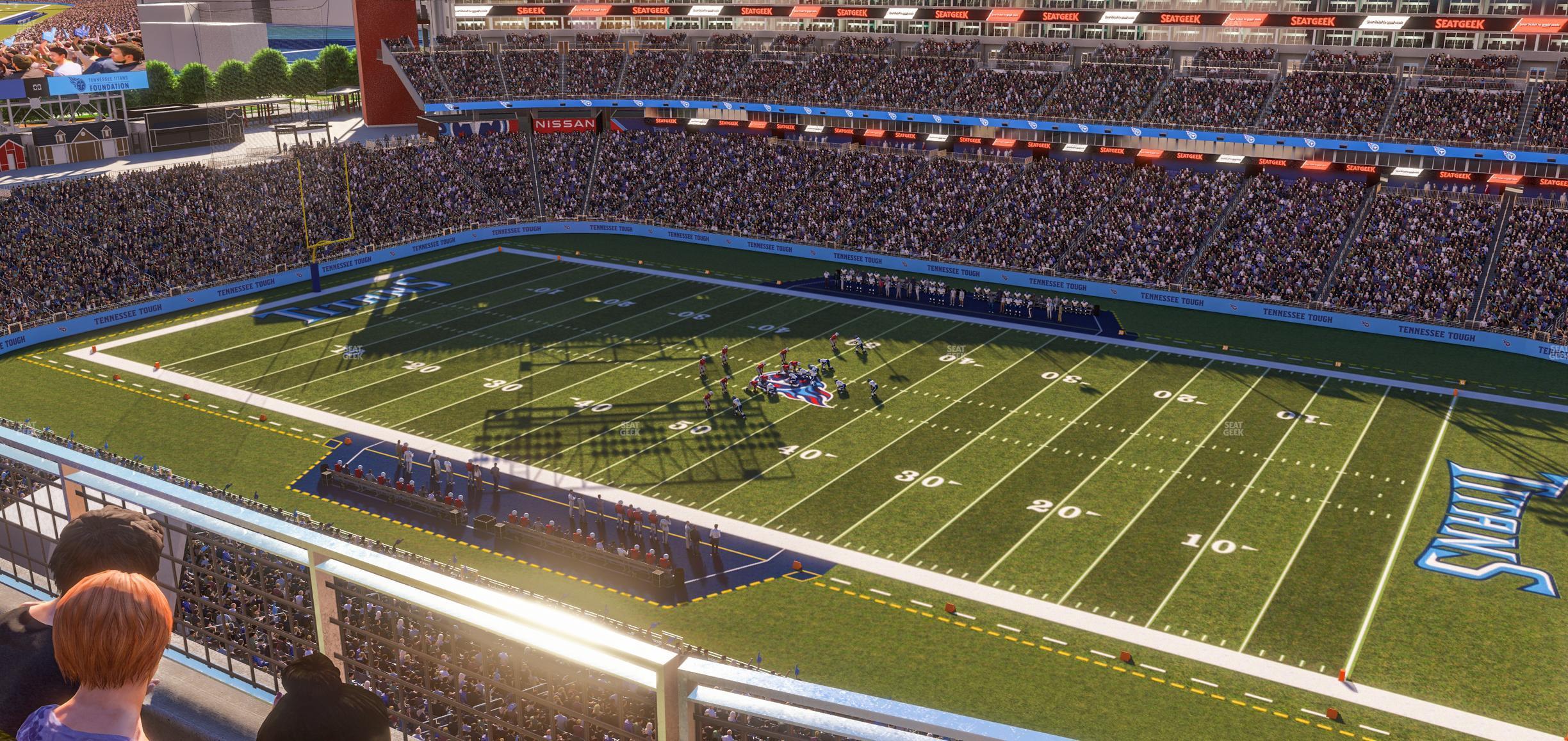 Seating view for Nissan Stadium Section Loge 308