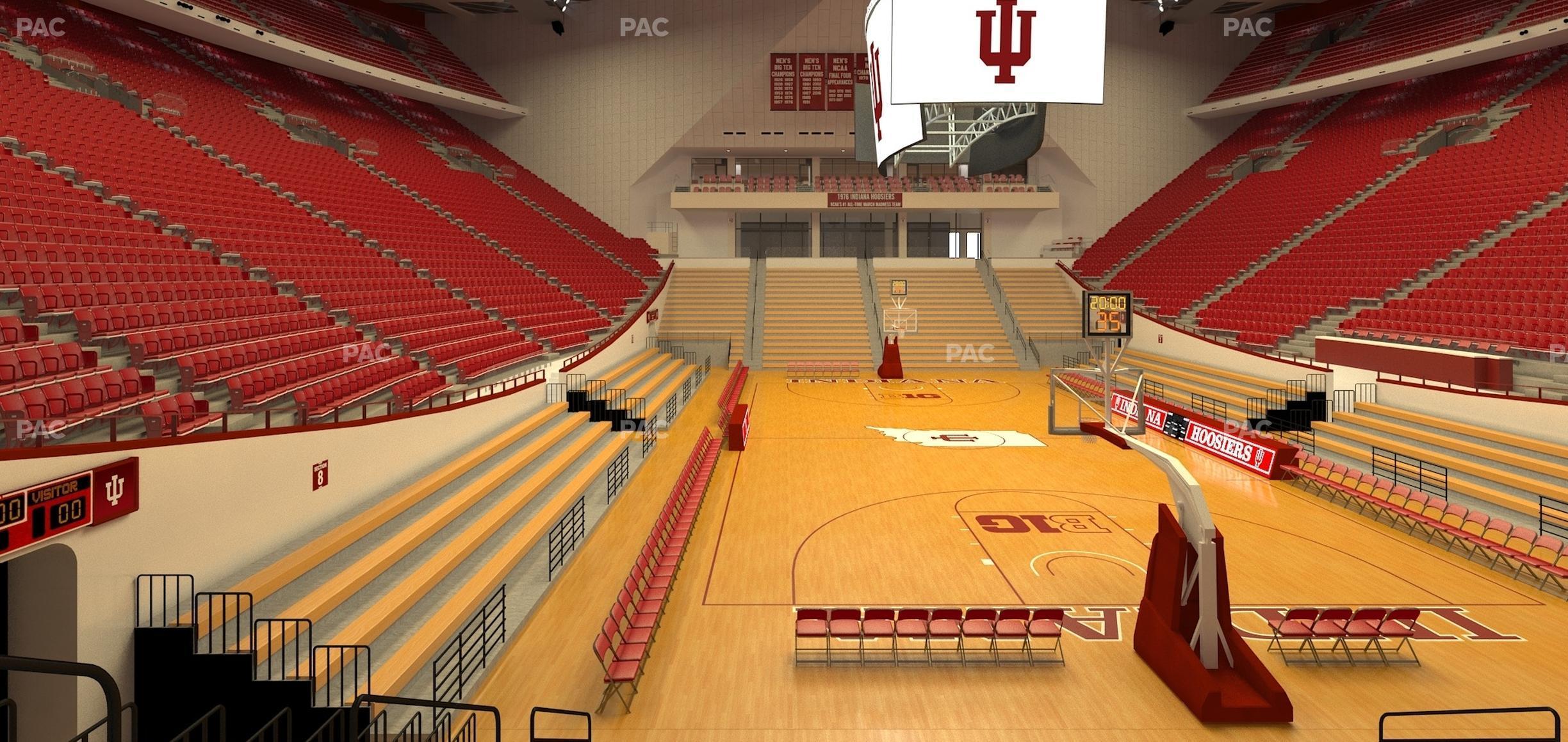 Seating view for Simon Skjodt Assembly Hall Section 7