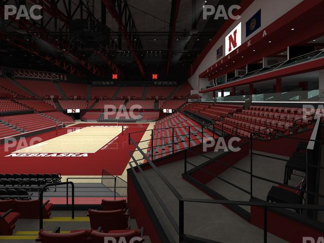 Seating view for Bob Devaney Sports Center Section B 11