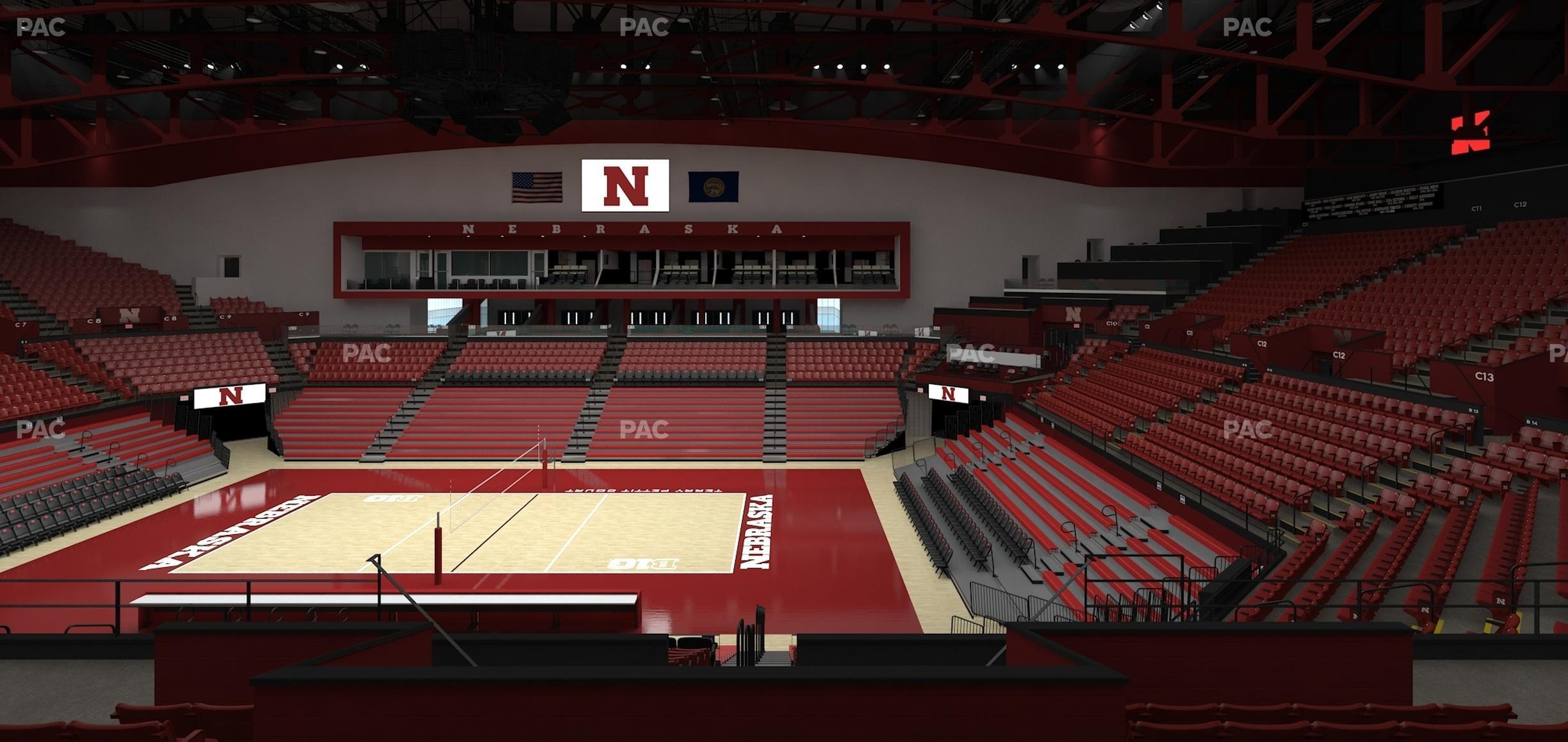 Seating view for Bob Devaney Sports Center Section C 17