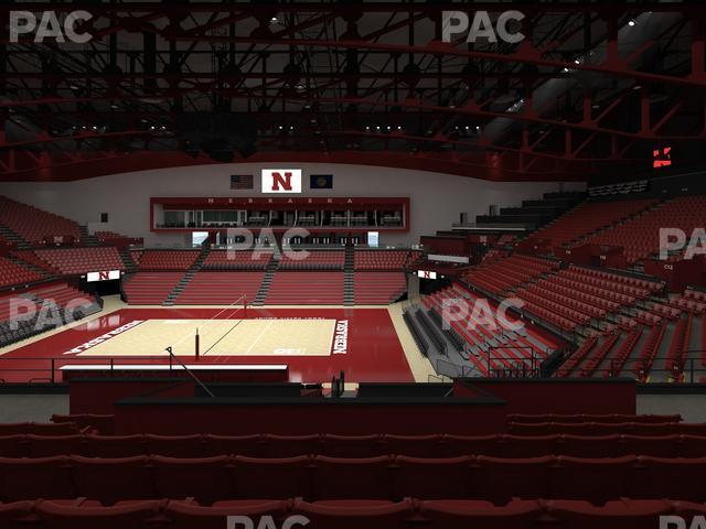 Seating view for Bob Devaney Sports Center Section C 17