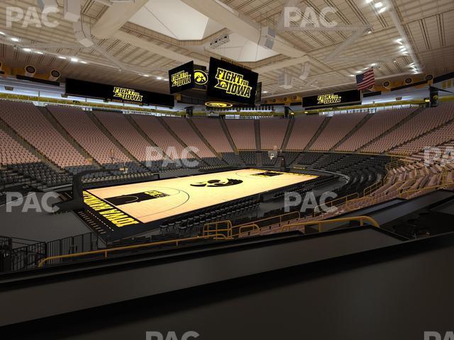 Seating view for Carver-Hawkeye Arena Section Cc