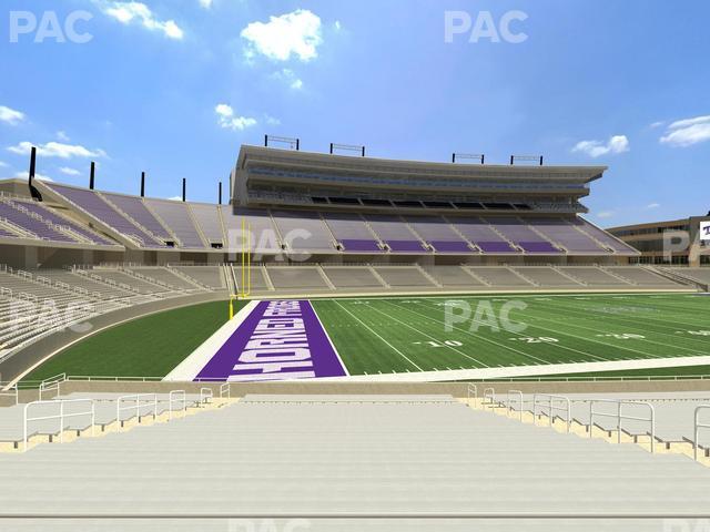 Seating view for Amon G Carter Stadium Section 108