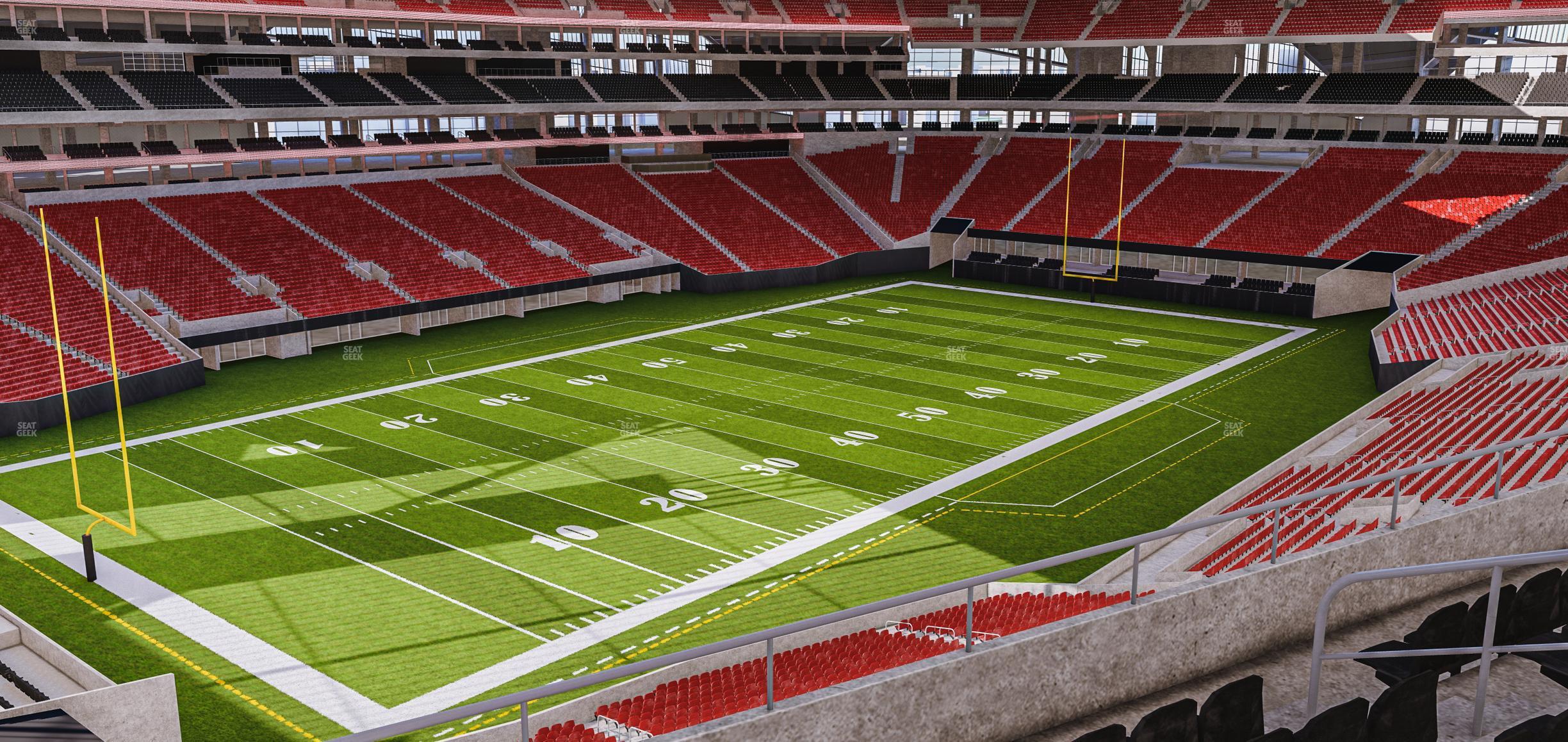 Seating view for Mercedes-Benz Stadium Section 244