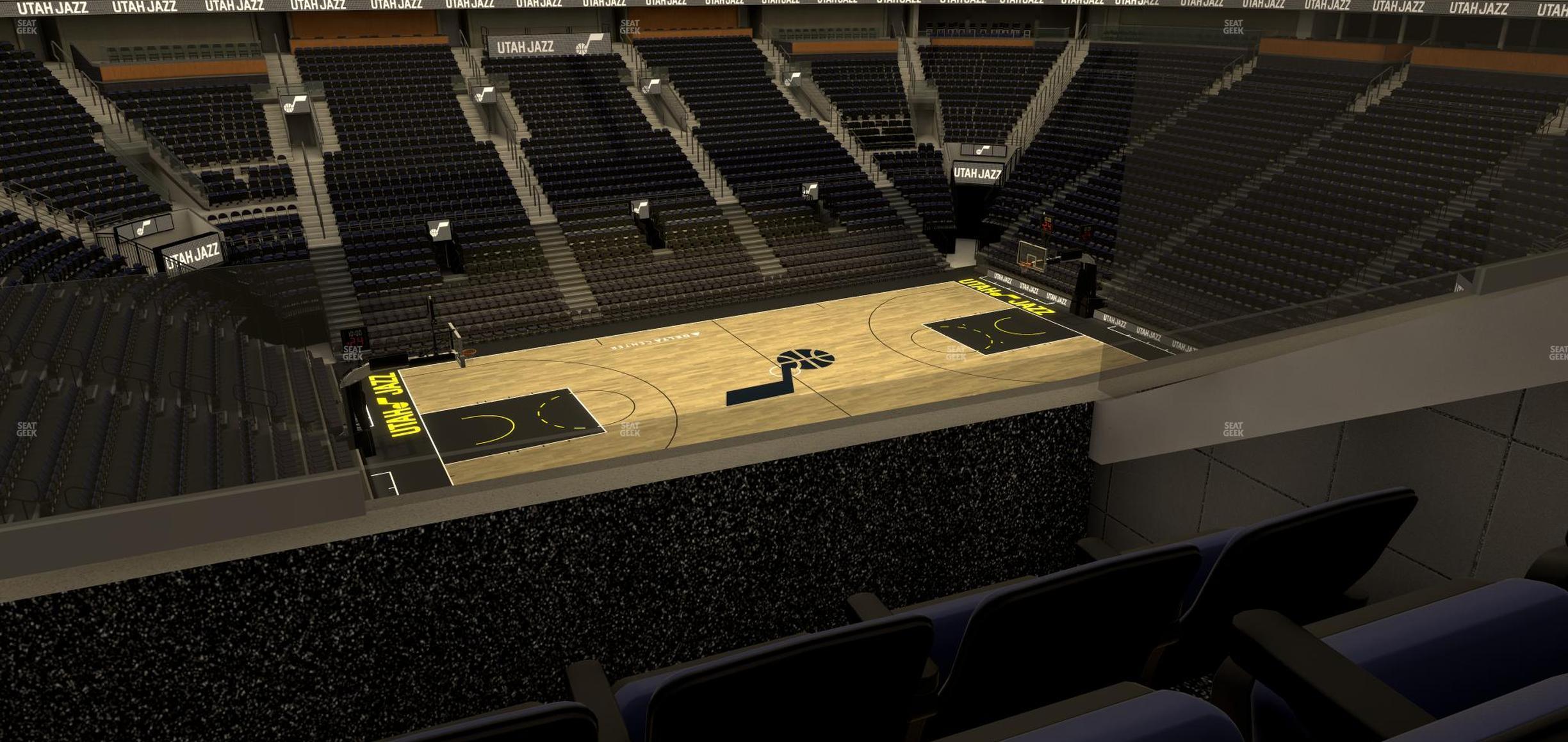 Seating view for Delta Center Section Suite 29