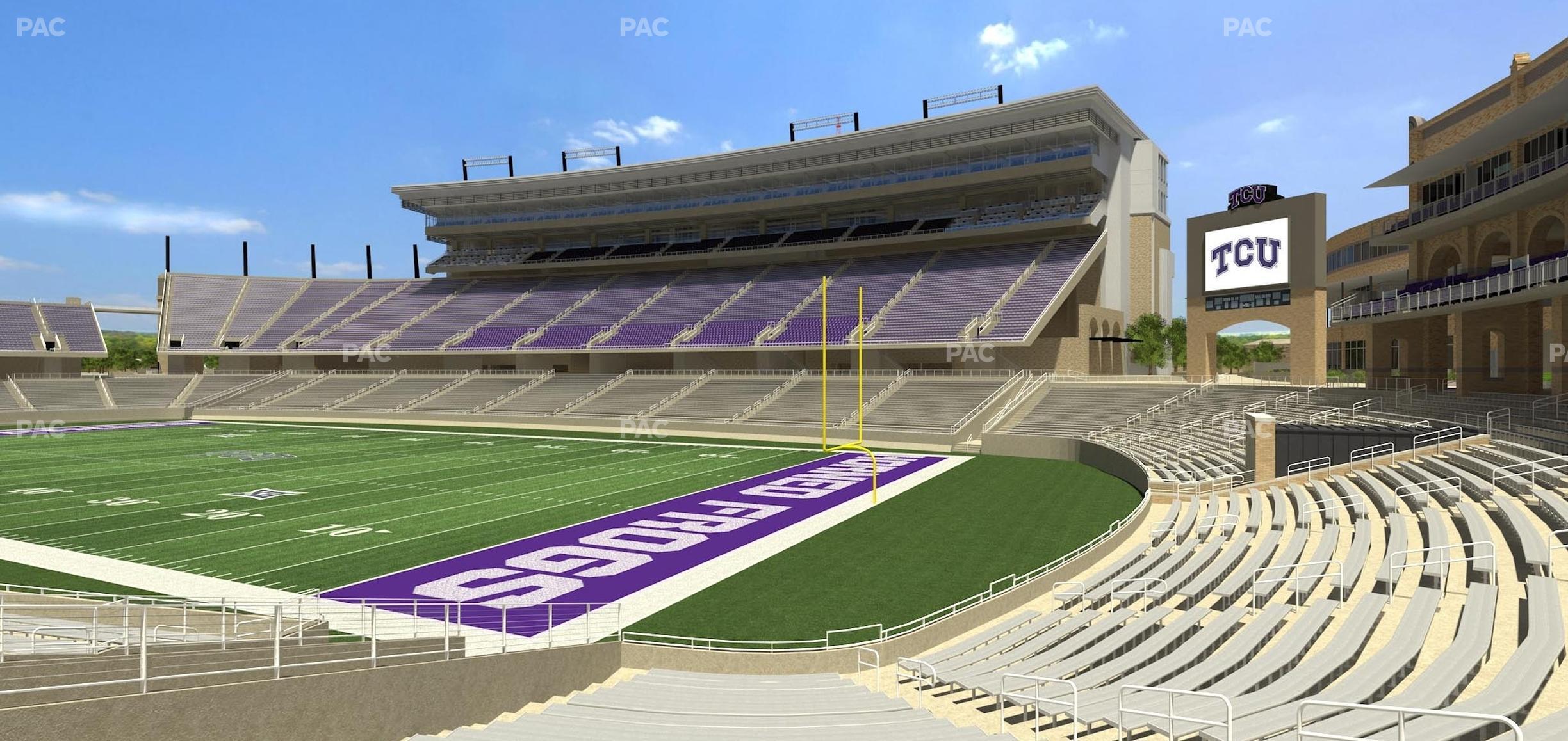 Seating view for Amon G Carter Stadium Section 137