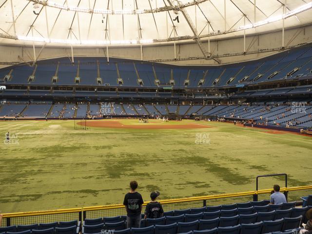 Seating view for Tropicana Field Section 145