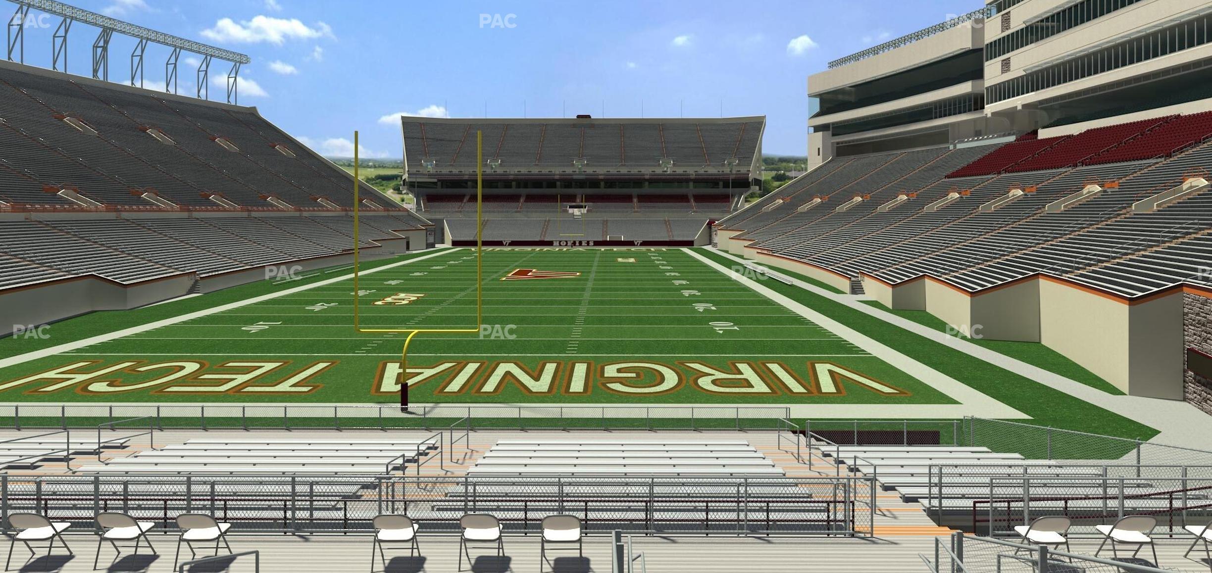 Seating view for Lane Stadium Section 120