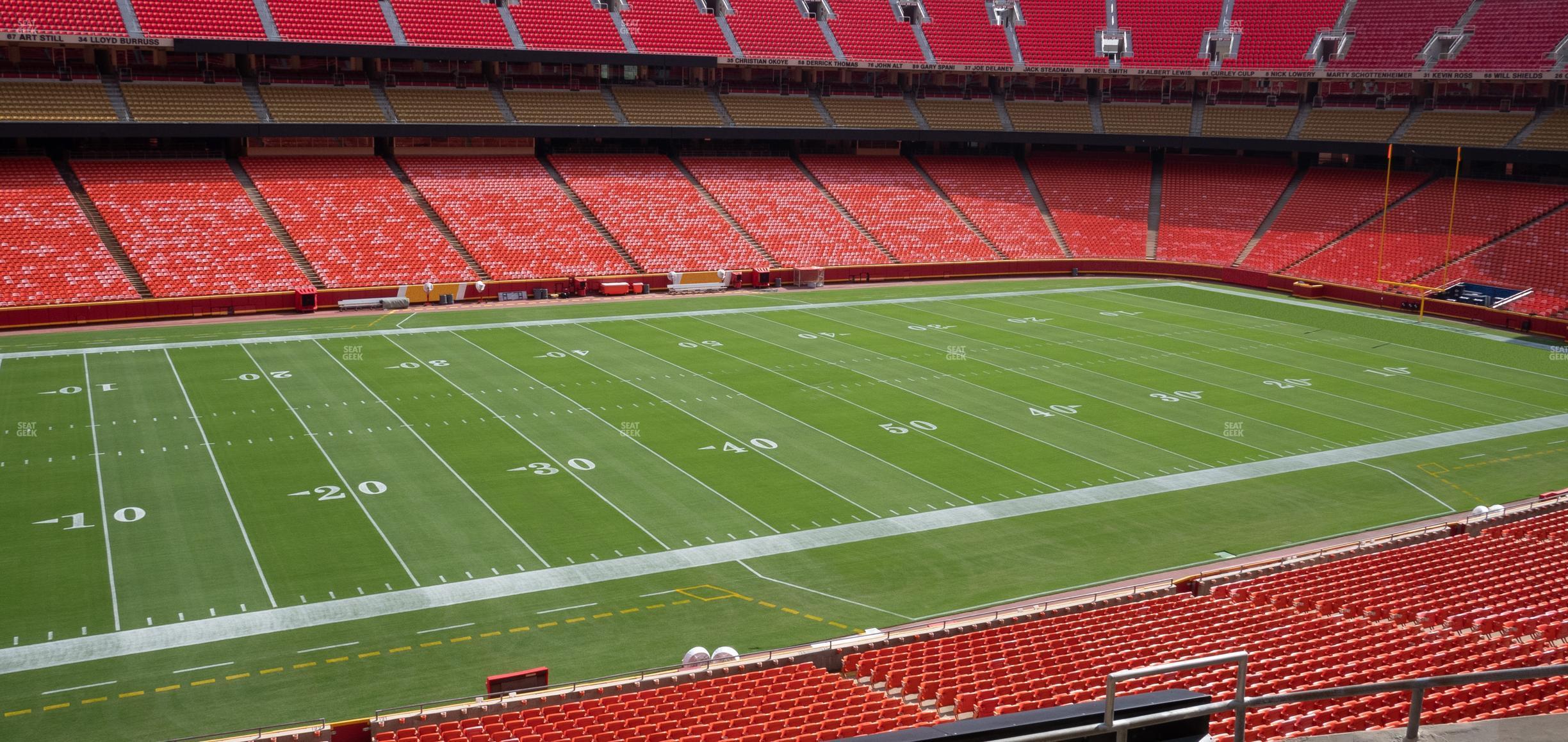 Seating view for GEHA Field at Arrowhead Stadium Section 227