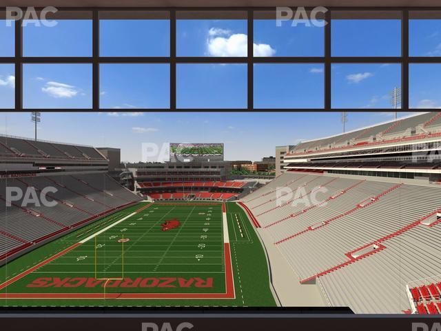 Seating view for Razorback Stadium Section 480