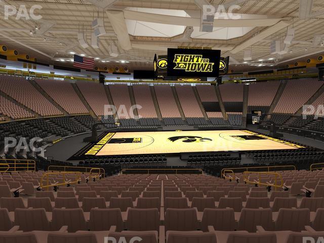 Seating view for Carver-Hawkeye Arena Section N