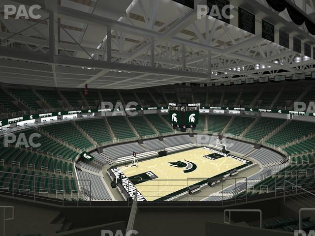 Seating view for Jack Breslin Student Events Center Section 213