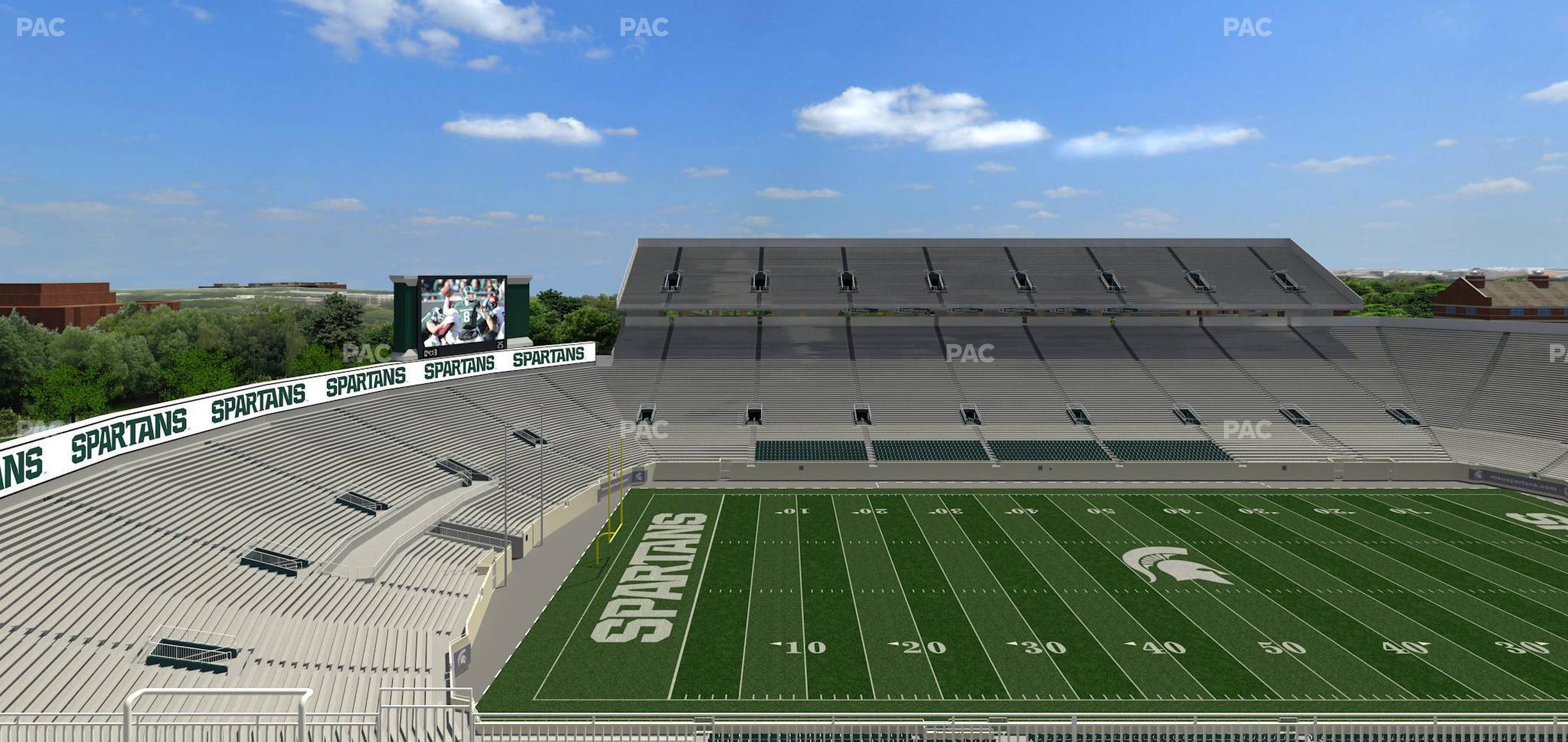 Seating view for Spartan Stadium (Michigan) Section 126