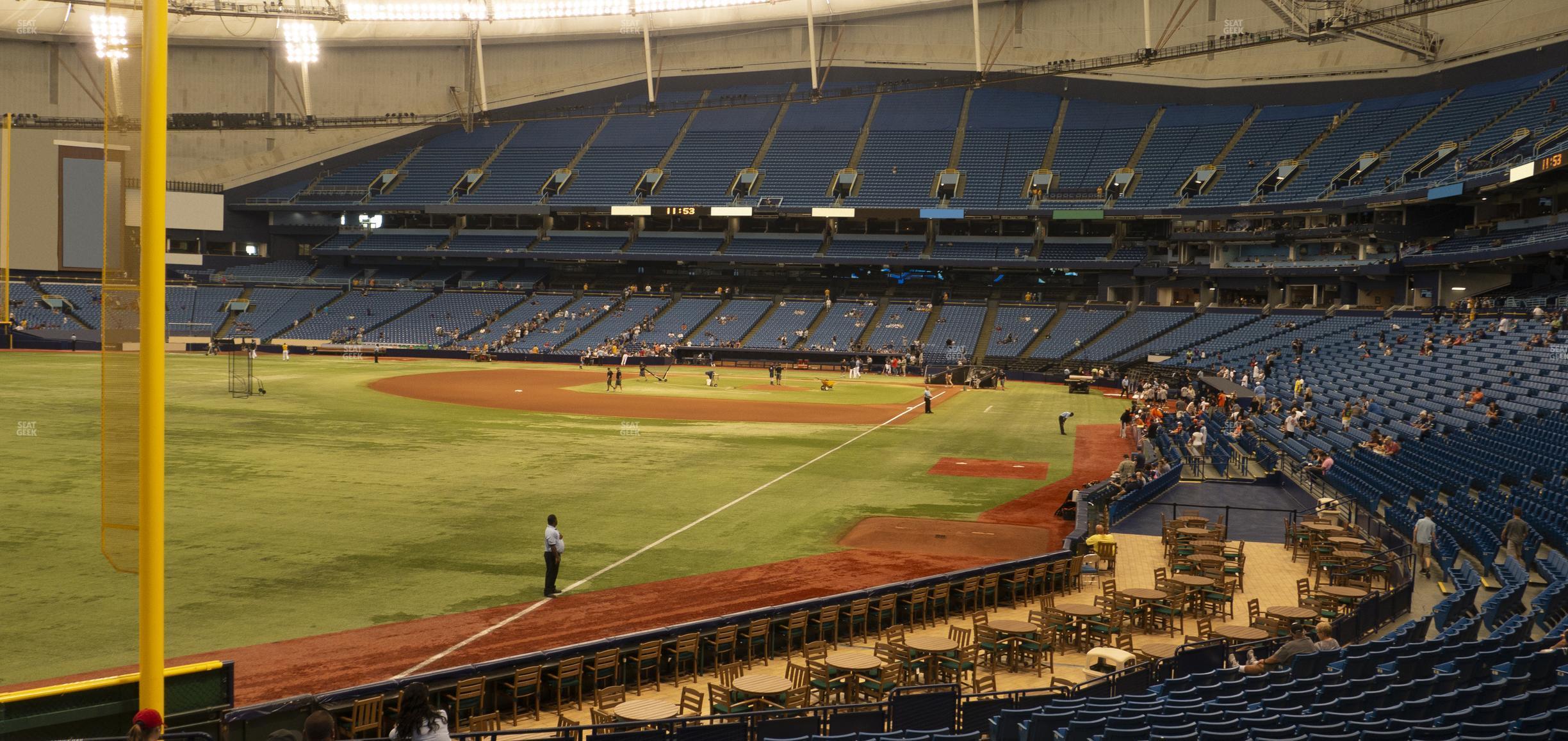 Seating view for Tropicana Field Section 137