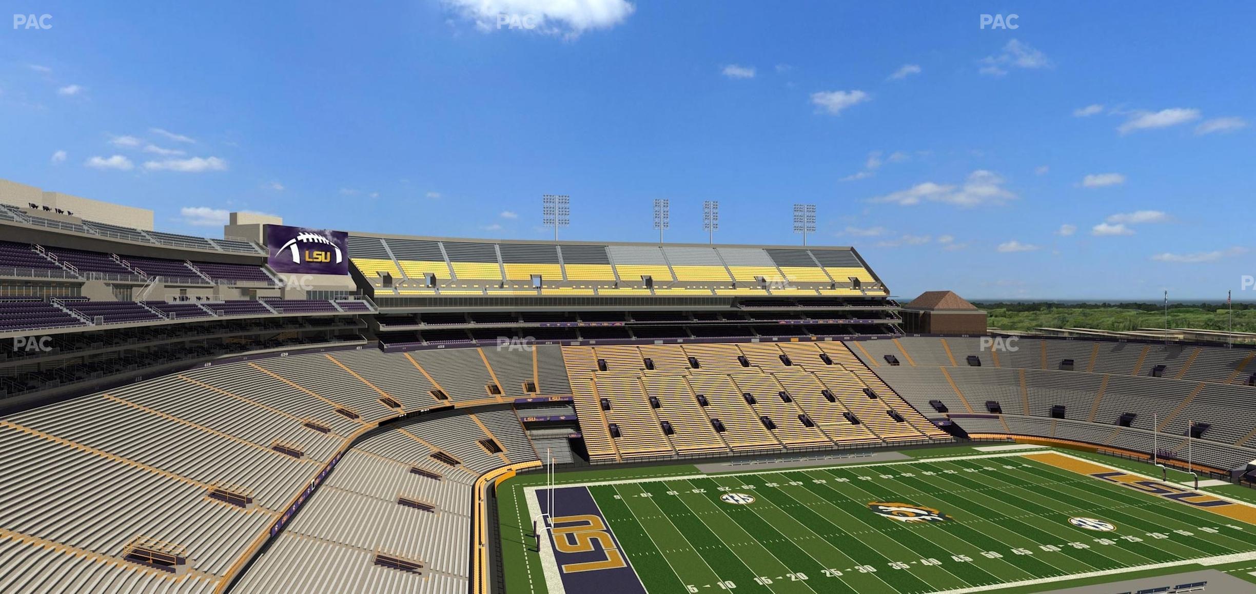 Seating view for Tiger Stadium Section 541