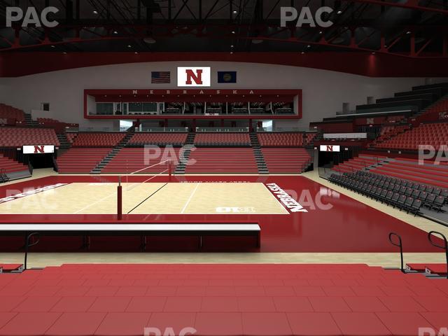 Seating view for Bob Devaney Sports Center Section B 16