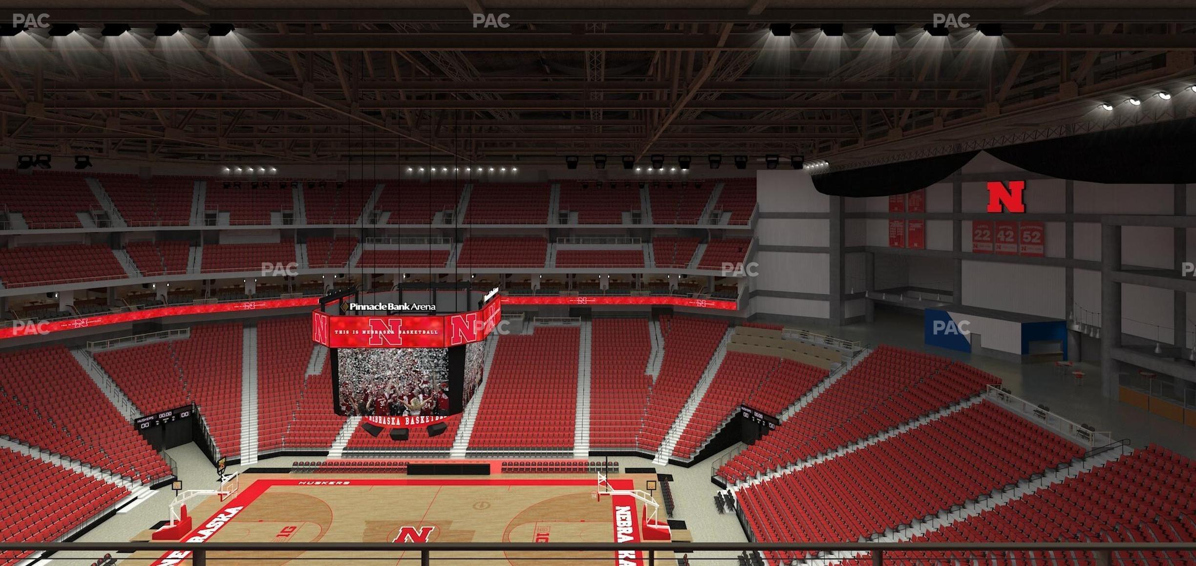 Seating view for Pinnacle Bank Arena Section 303