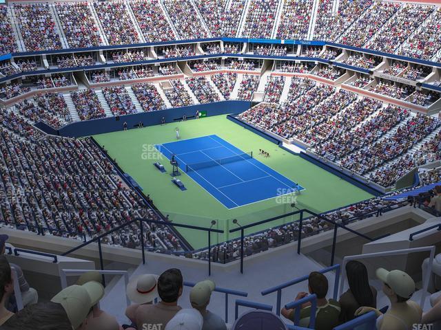 Seating view for Arthur Ashe Stadium Section 338