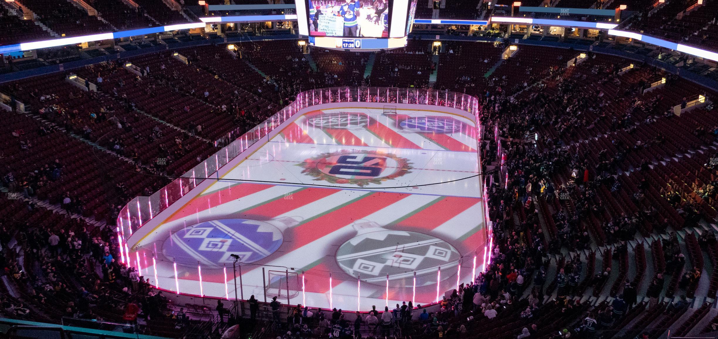 Seating view for Rogers Arena Section 330