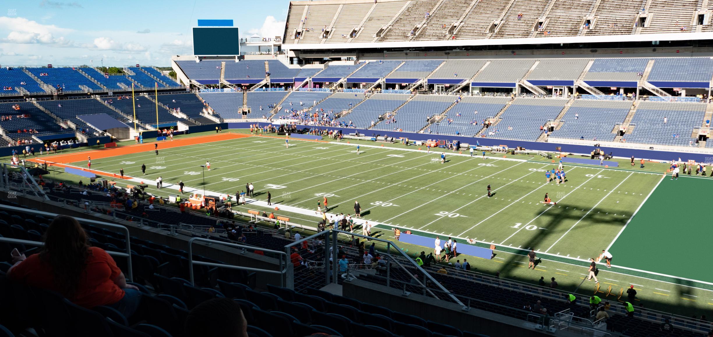 Seating view for Camping World Stadium Section Plaza 29