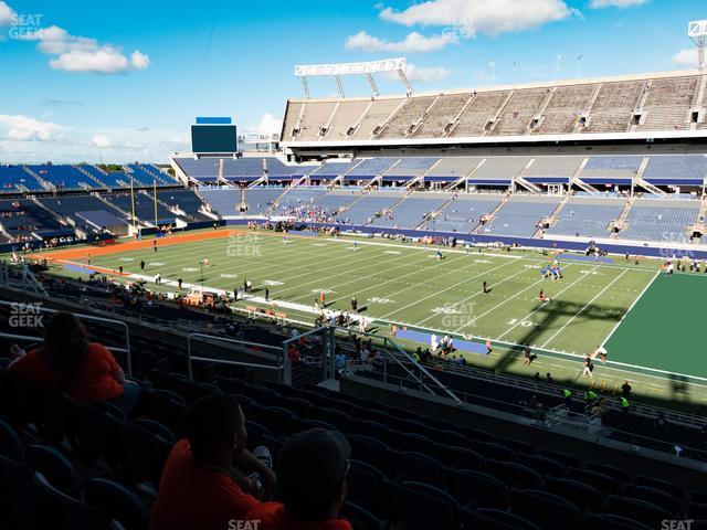 Seating view for Camping World Stadium Section Plaza 29