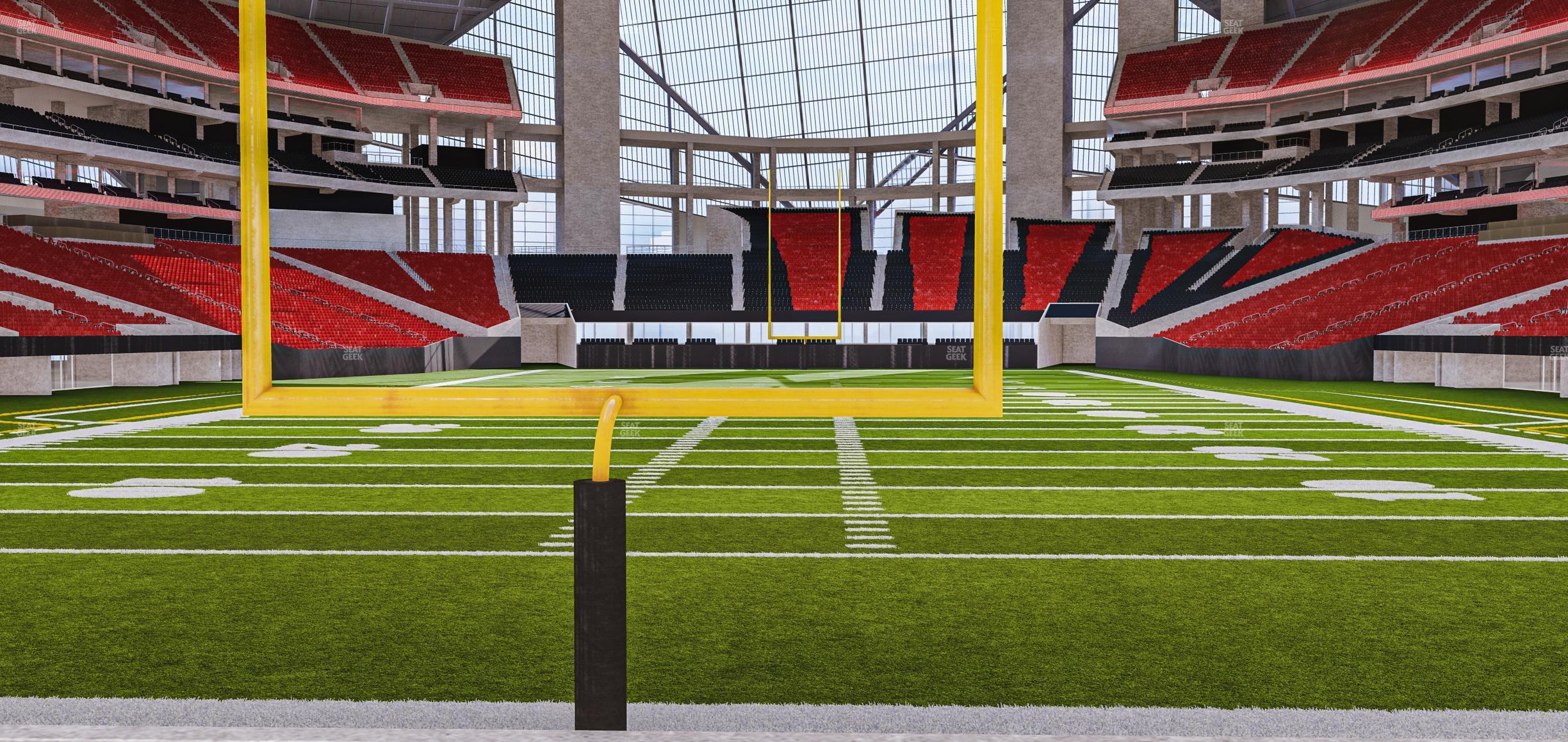 Seating view for Mercedes-Benz Stadium Section West Field Suite 12