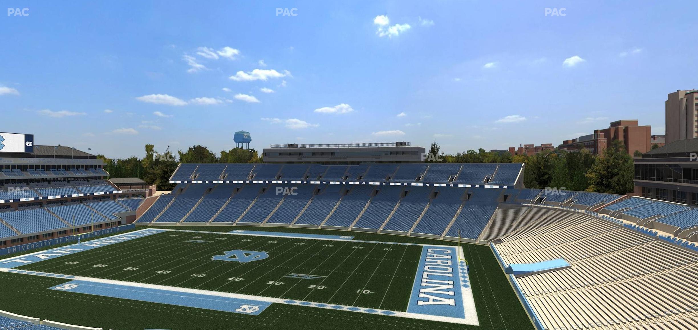 Seating view for Kenan Memorial Stadium Section 210