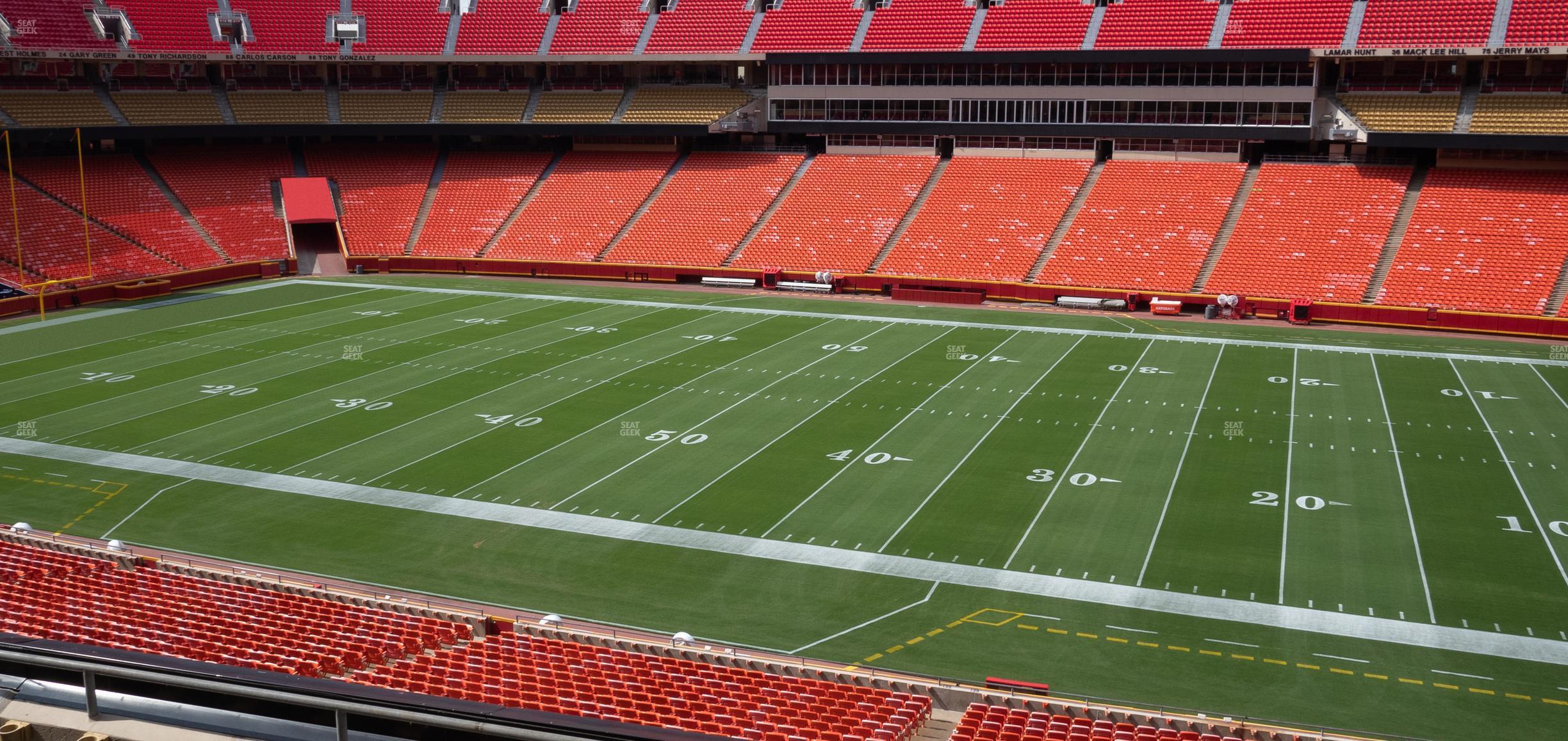 Seating view for GEHA Field at Arrowhead Stadium Section 245