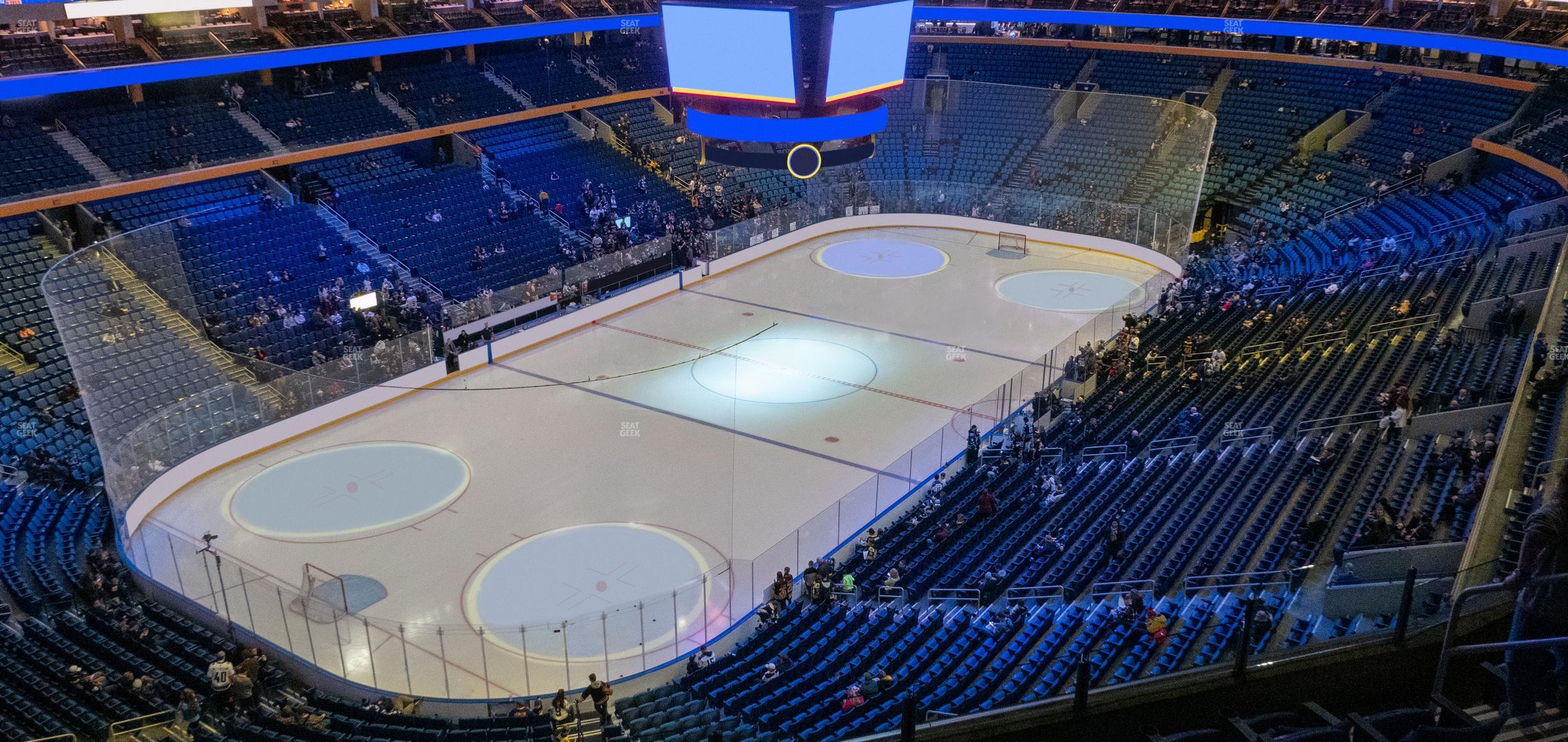 Seating view for KeyBank Center Section 324