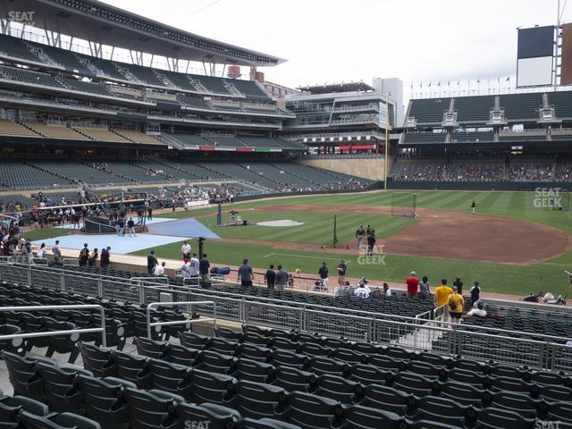 Seating view for Target Field Section 107