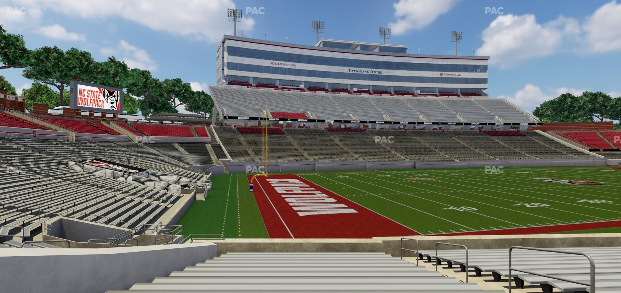 Seating view for Carter-Finley Stadium Section 8