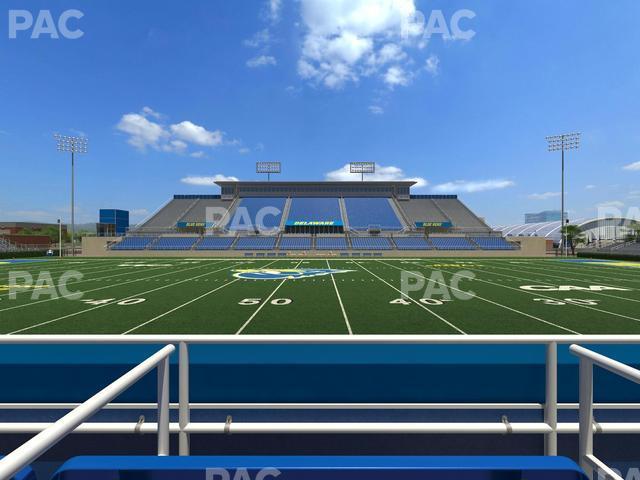 Seating view for Delaware Stadium Section East Box 73