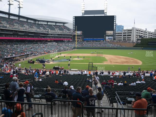 Seating view for Comerica Park Section 122