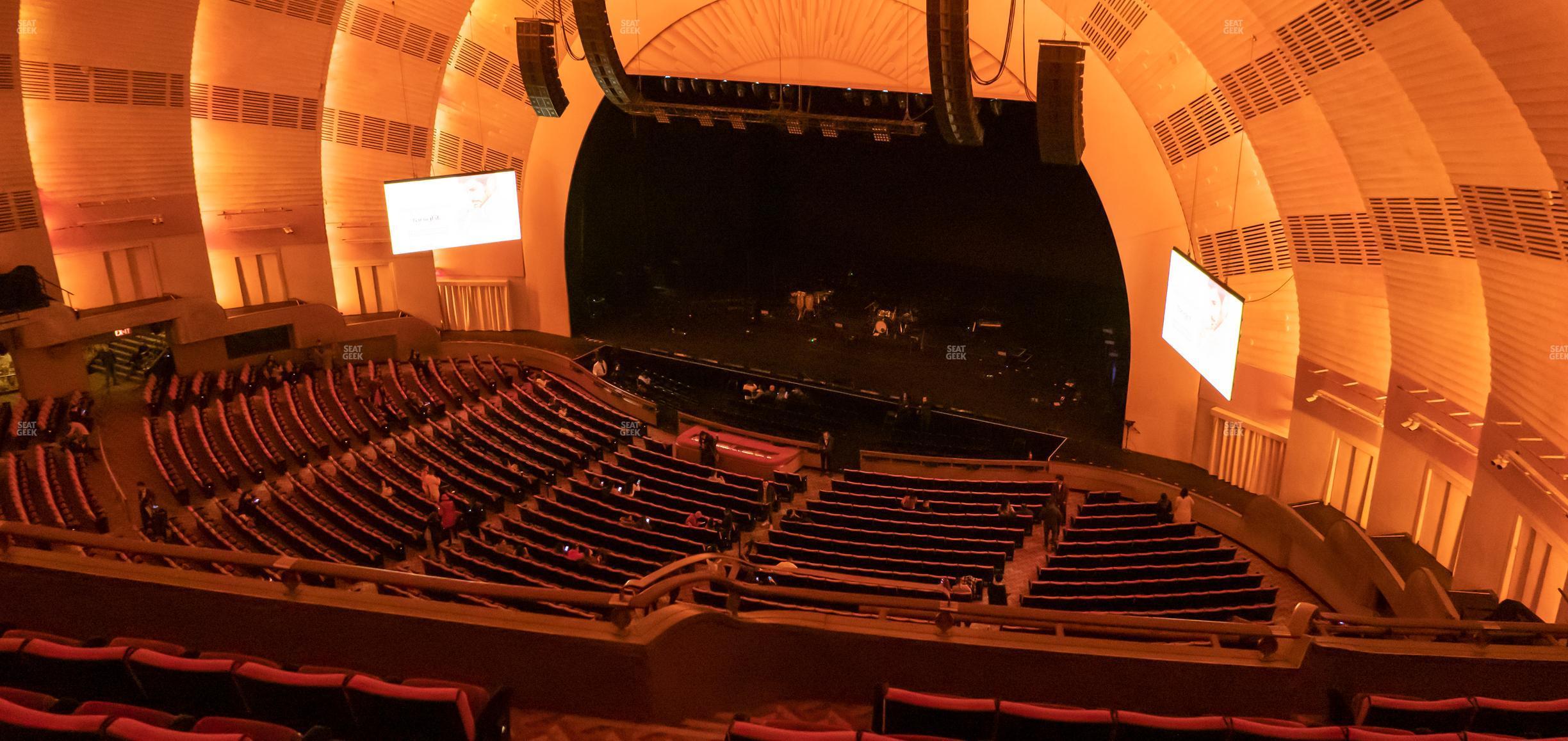 Seating view for Radio City Music Hall Section Third Mezzanine 1