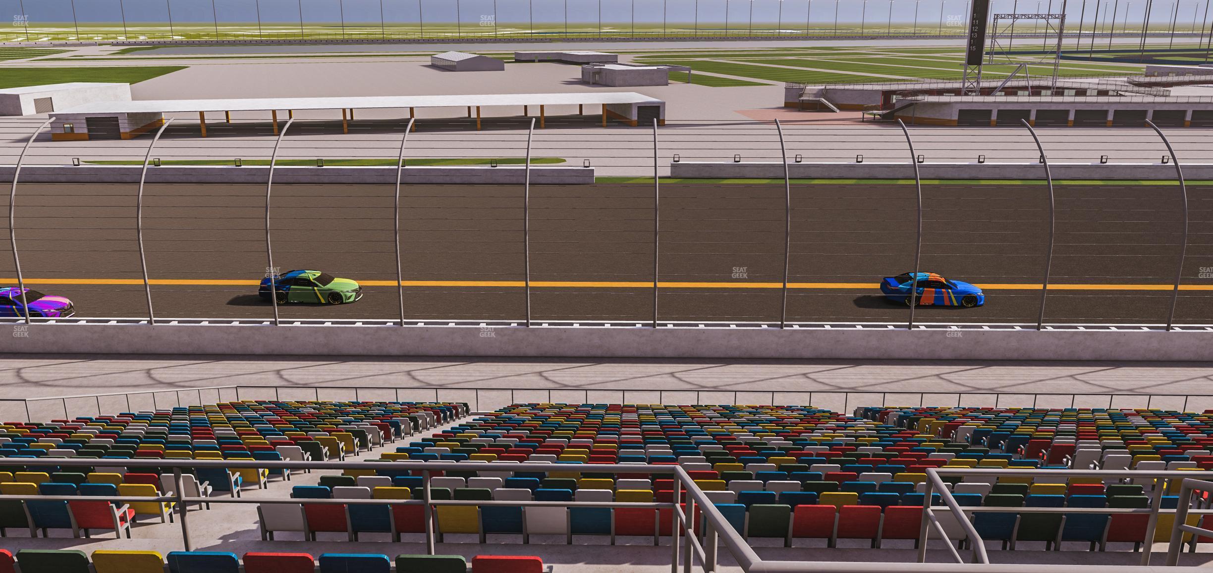 Seating view for Daytona International Speedway Section Back 119