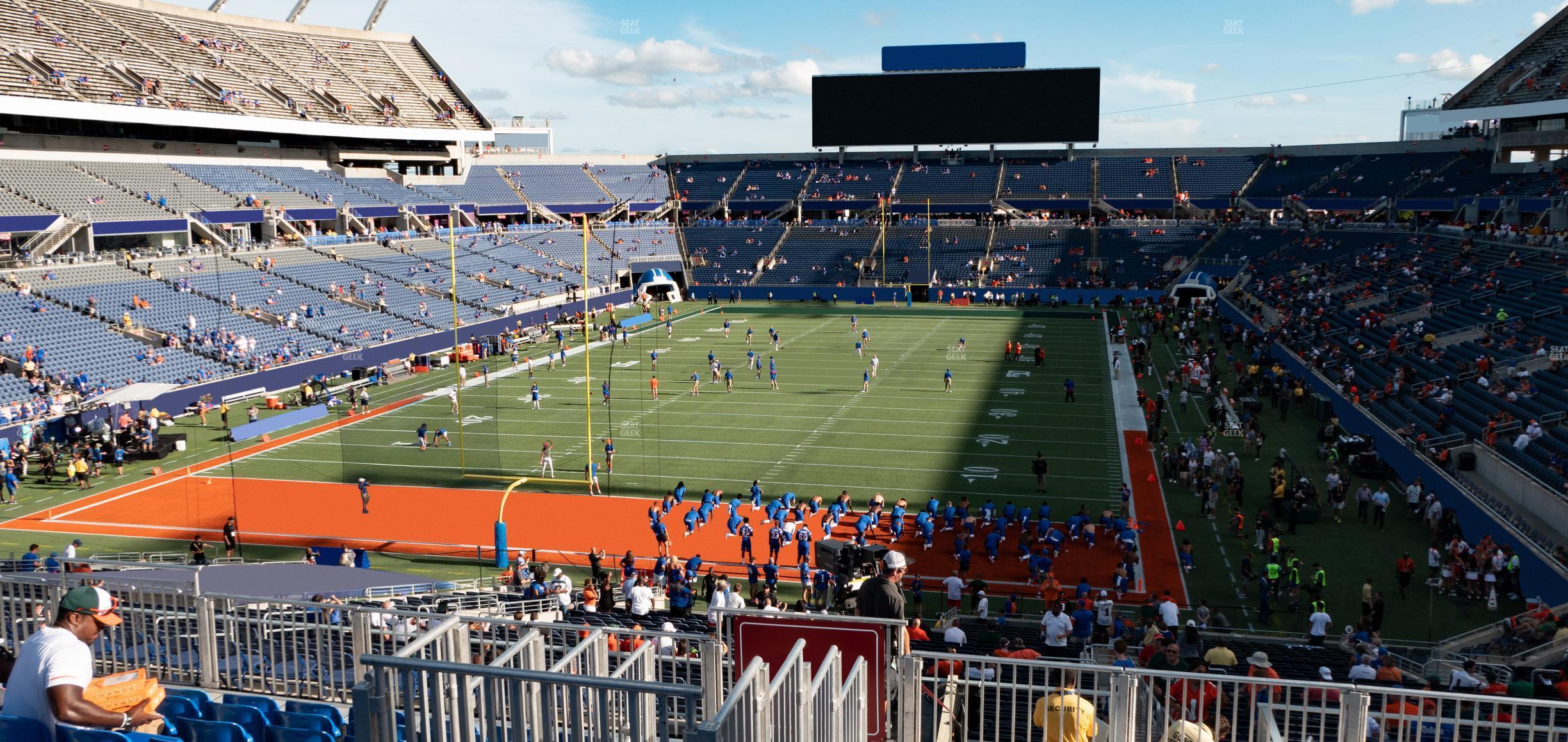 Seating view for Camping World Stadium Section Plaza 45