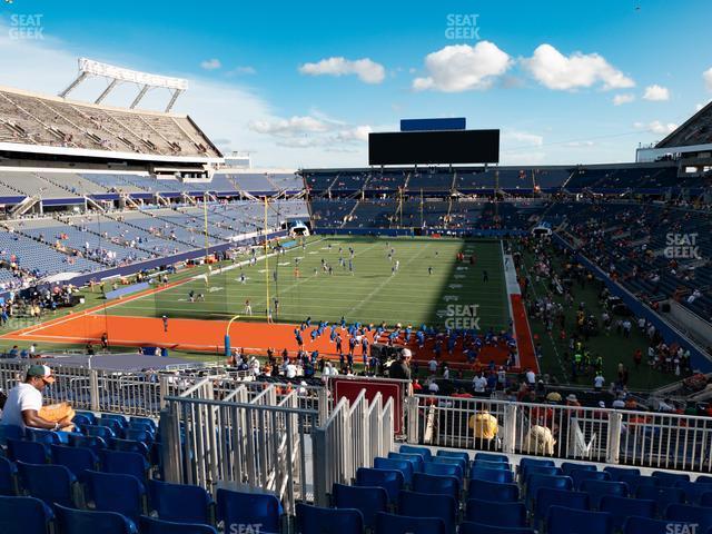 Seating view for Camping World Stadium Section Plaza 45