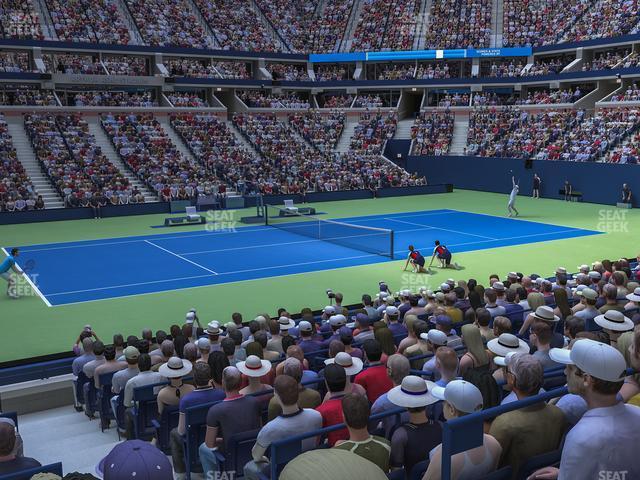 Seating view for Arthur Ashe Stadium Section 13