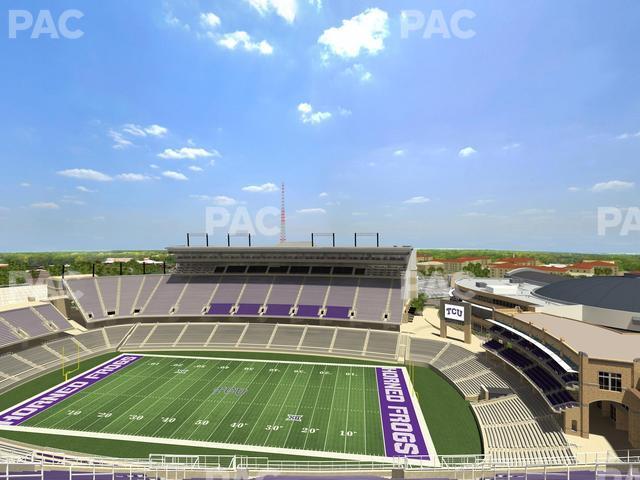 Seating view for Amon G Carter Stadium Section 403